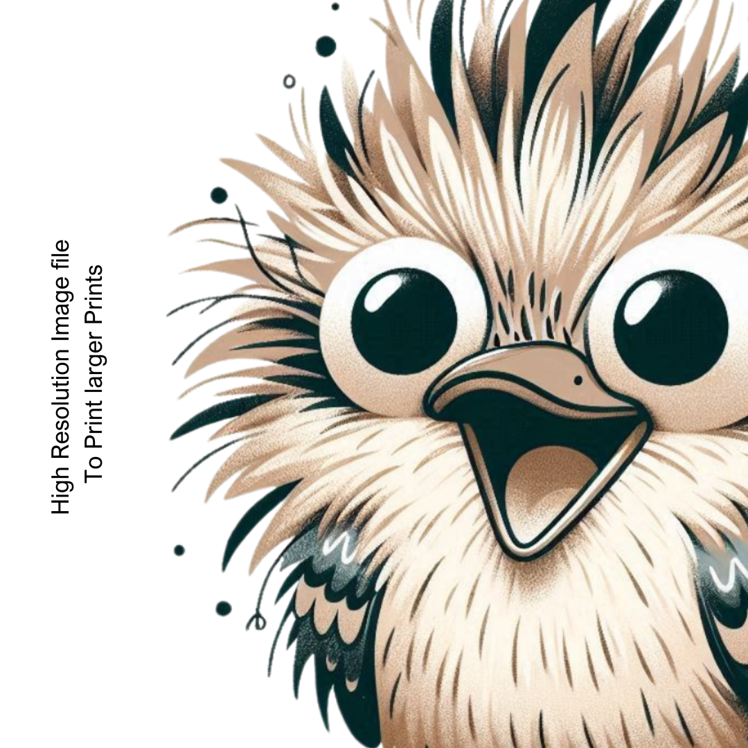 "I Am Kind" Quirky Kookaburra Printable Affirmation