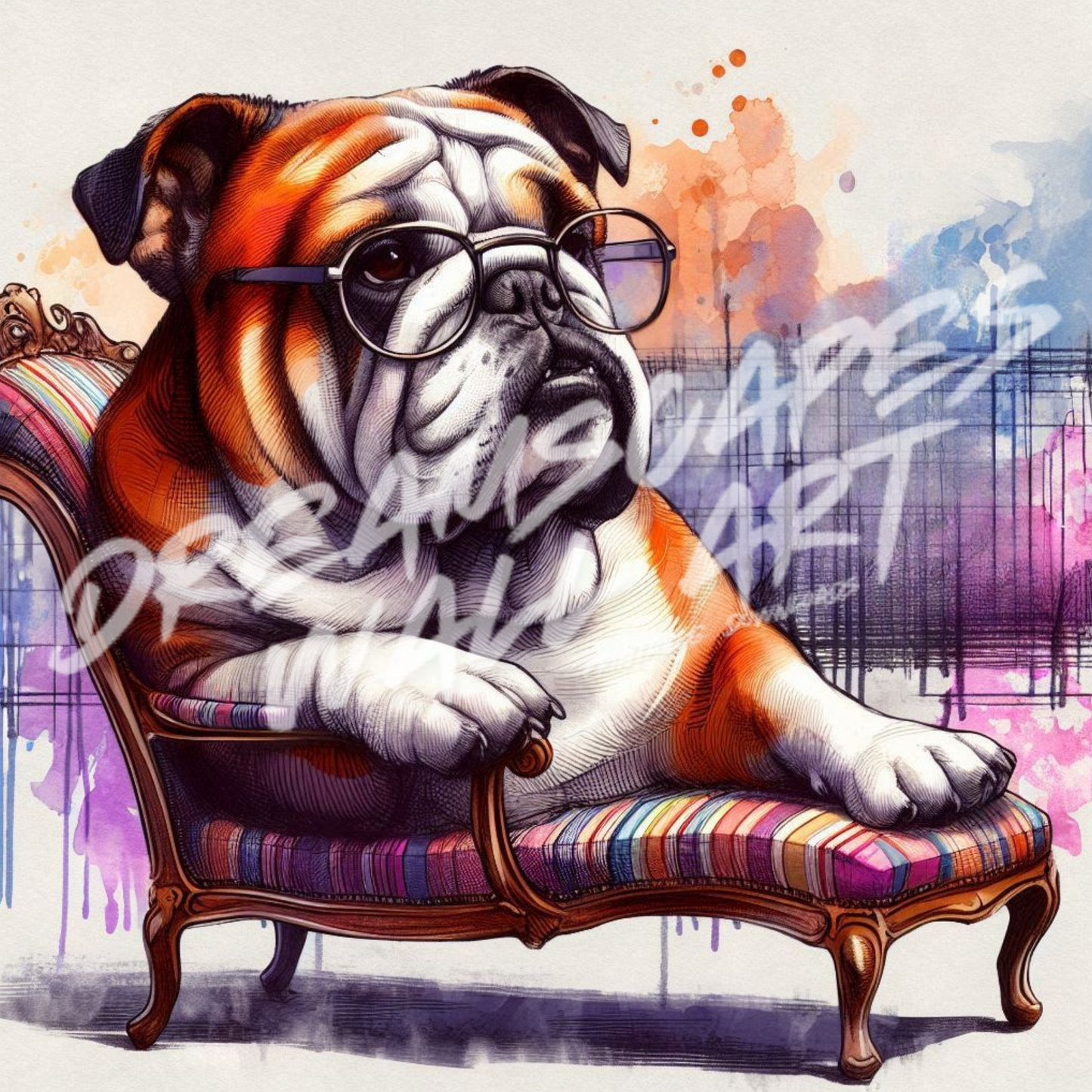 Regal British Bulldog #5 Printable WallArt