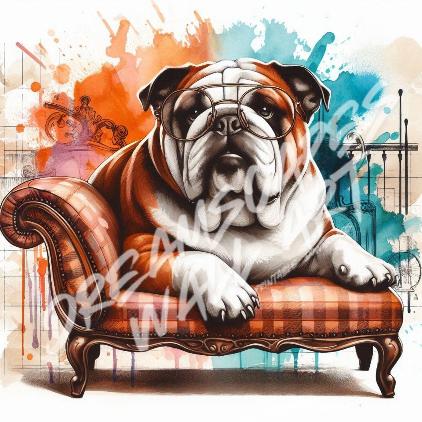 Regal British Bulldog #7 Printable WallArt