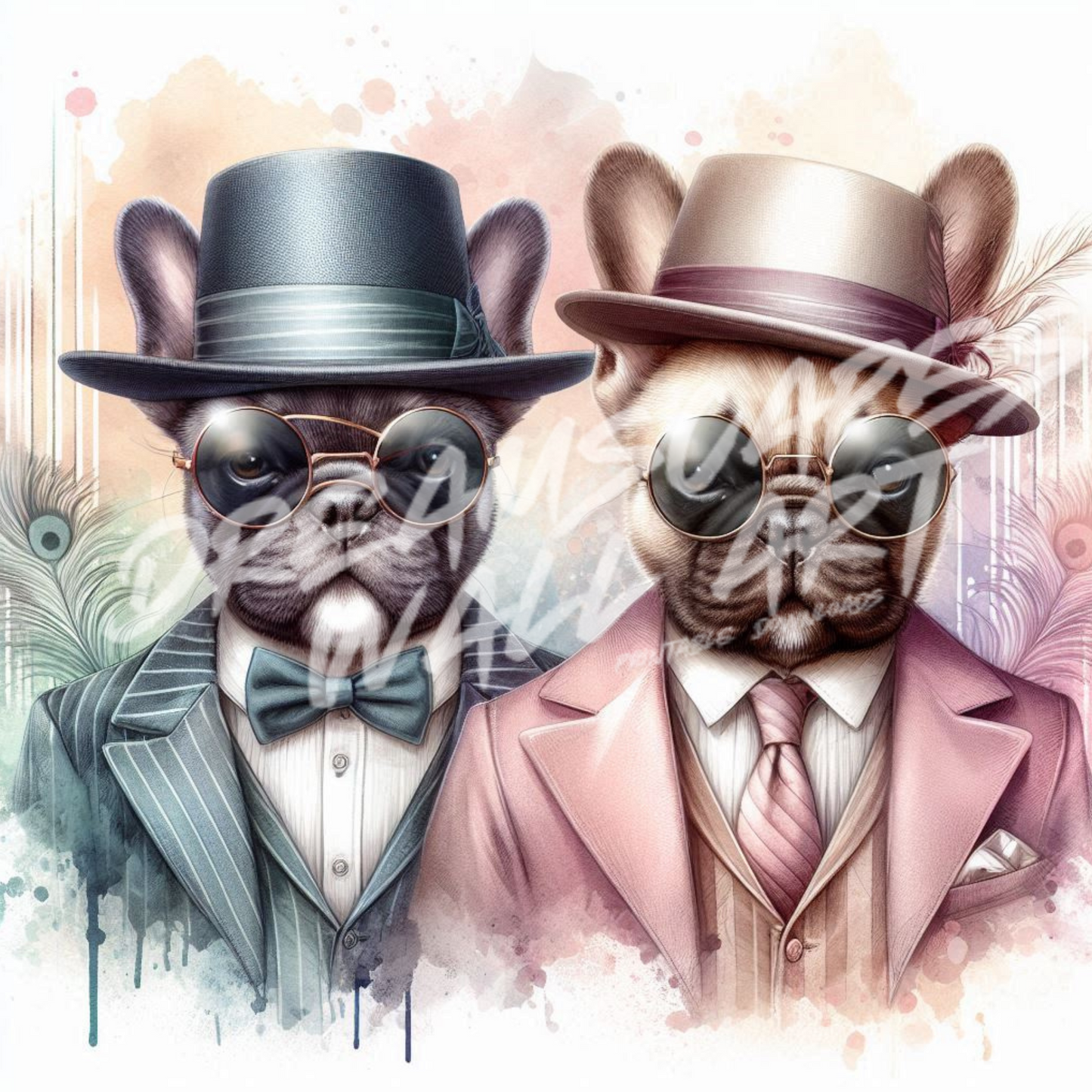 Dapper Dogs #10 Printable WallArt